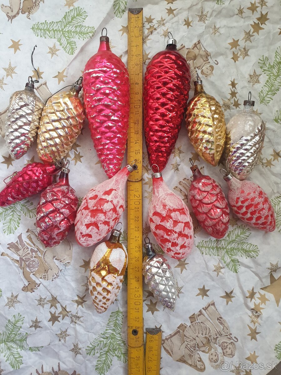 Stare vianocne ozdoby sisky - 2