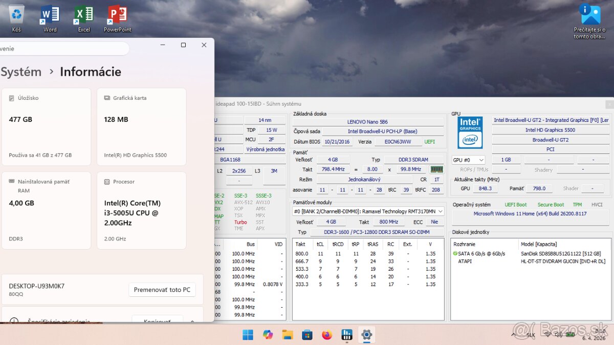 Lenovo IdeaPad 100-15IDB (80QQ) - 2