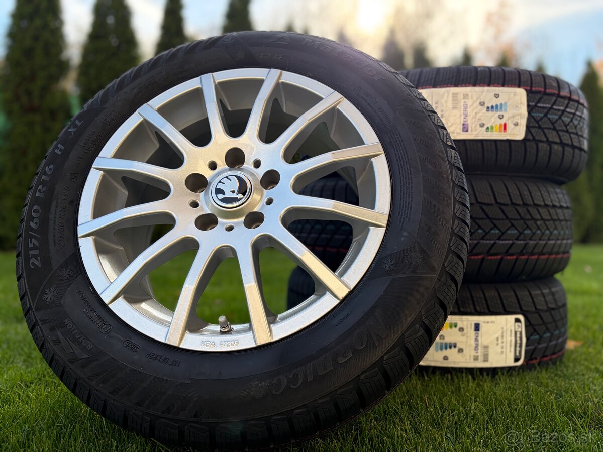 Č.11 Zimná sada SKODA SUPERB R16 215/60 Matador - 2