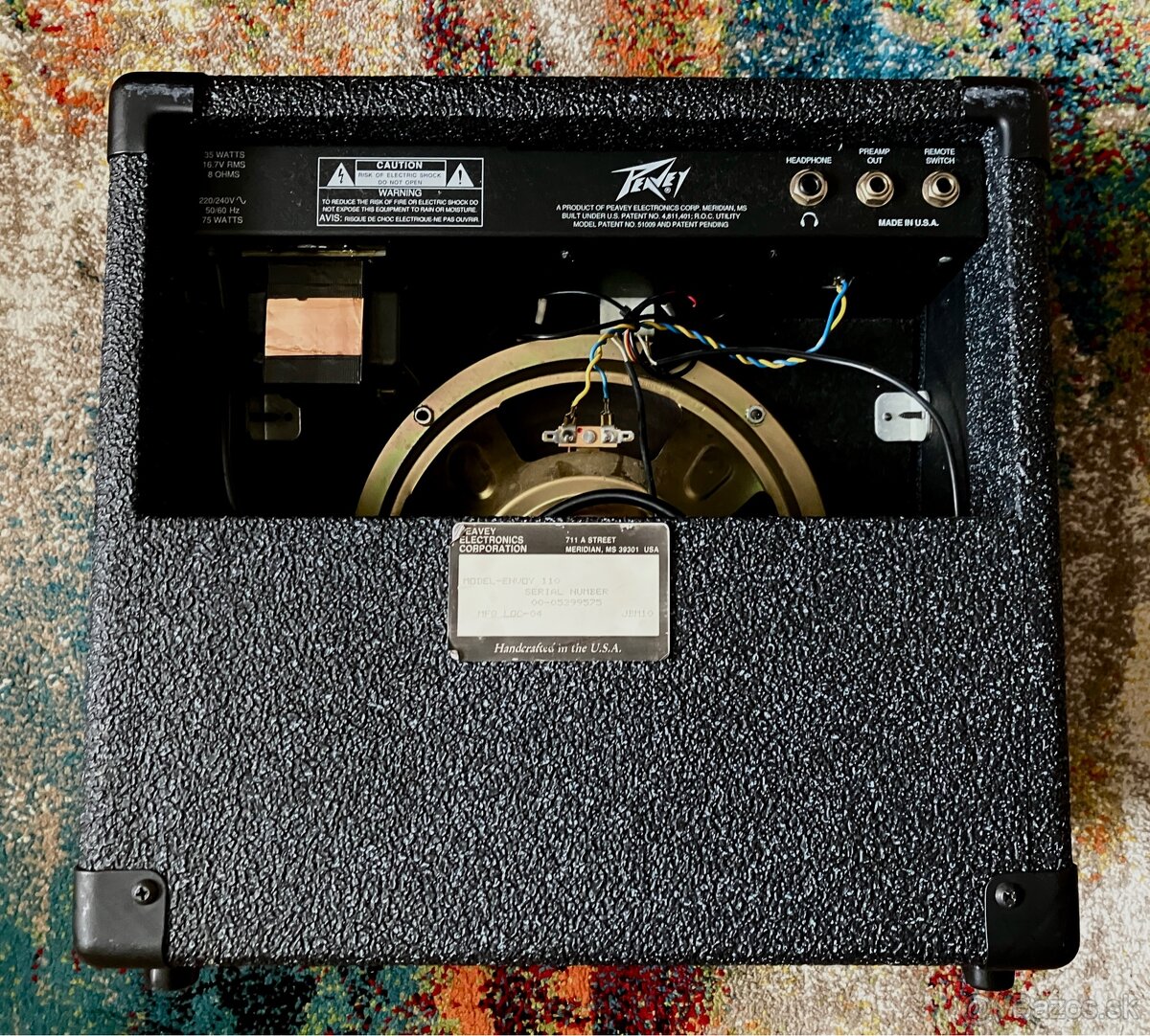 Peavey ENVOY 110 Teal Stripe (1989 U.S.A.) - 2