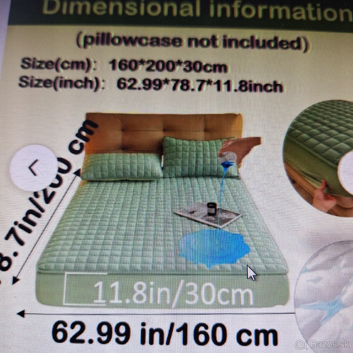 Kryt nepremokavá ochrana matraca - 2