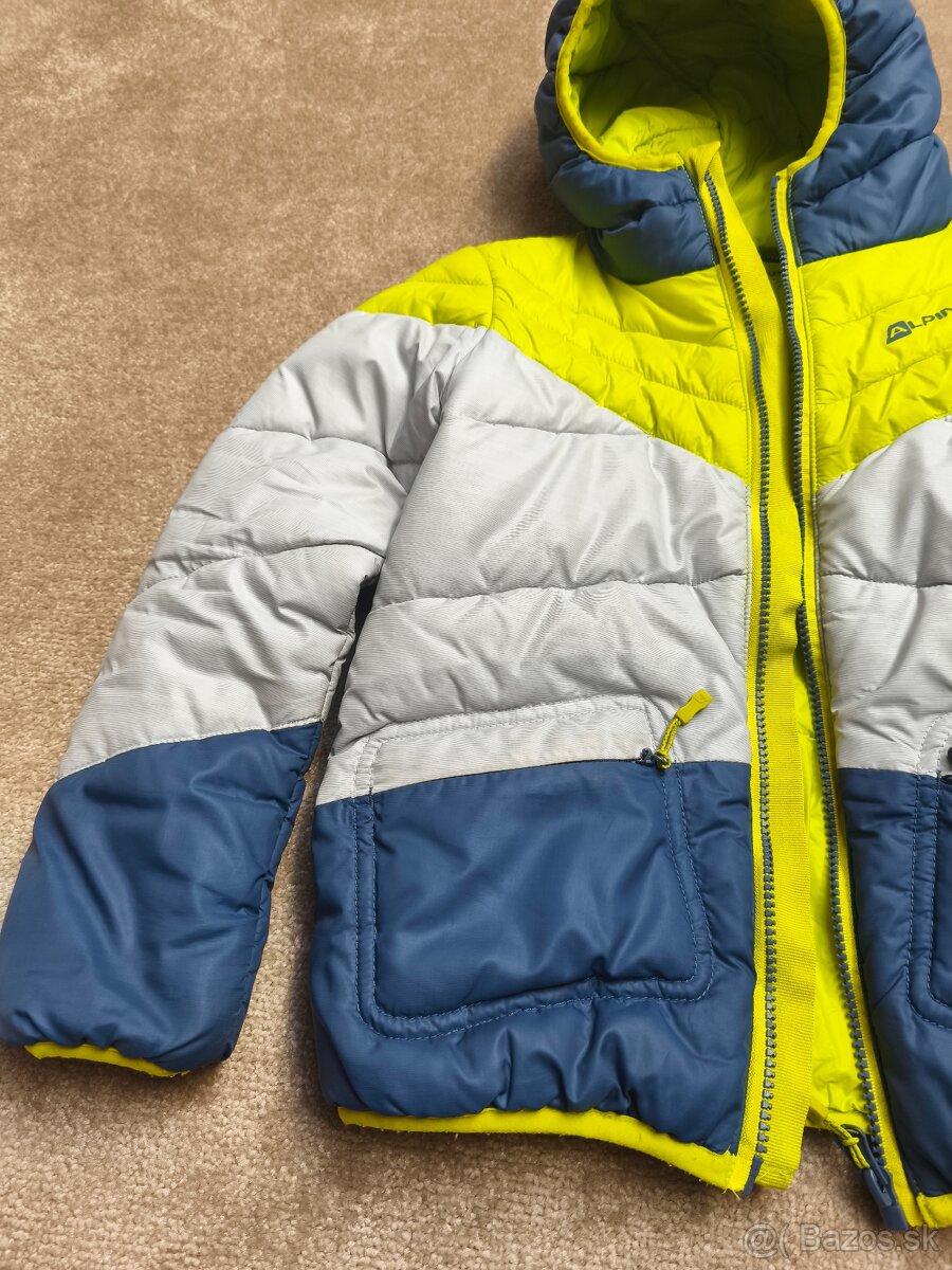 Predám zimnú bundu Alpine pro veľkosť 128-134 - 2