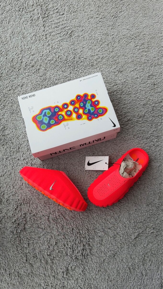 Nike Mind 001 Slide Solar Red - 2