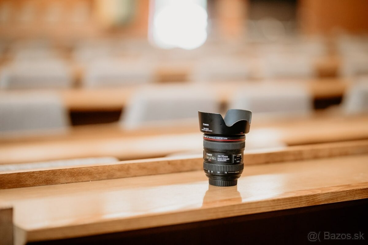 Canon 24-70mm f/4 IS USM MACRO + CPL filter - 2