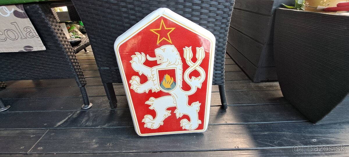 Smaltovaný znak ČSSR - 2