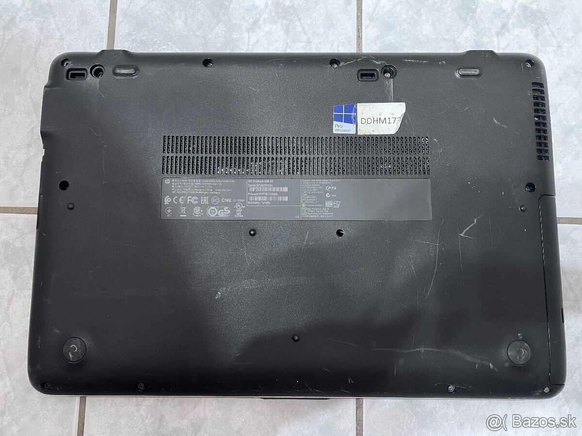 HP ProBook 650 G2 s bateriou - 2