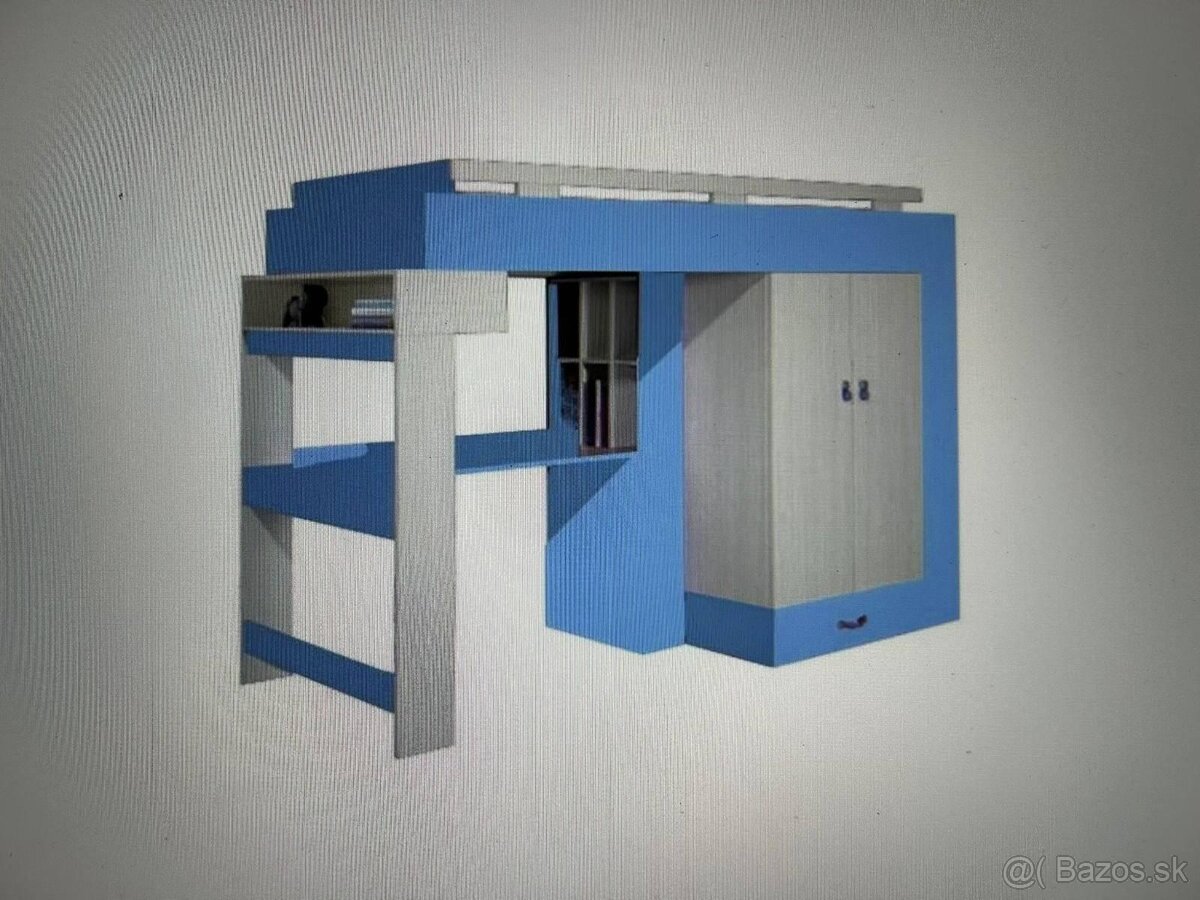 Predam detsku poschodovu postel 200x90 - 2