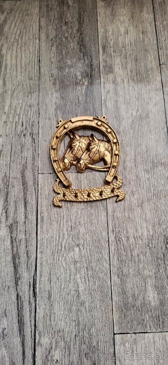 Antik dekoratívny vešiak na kľúče - 2