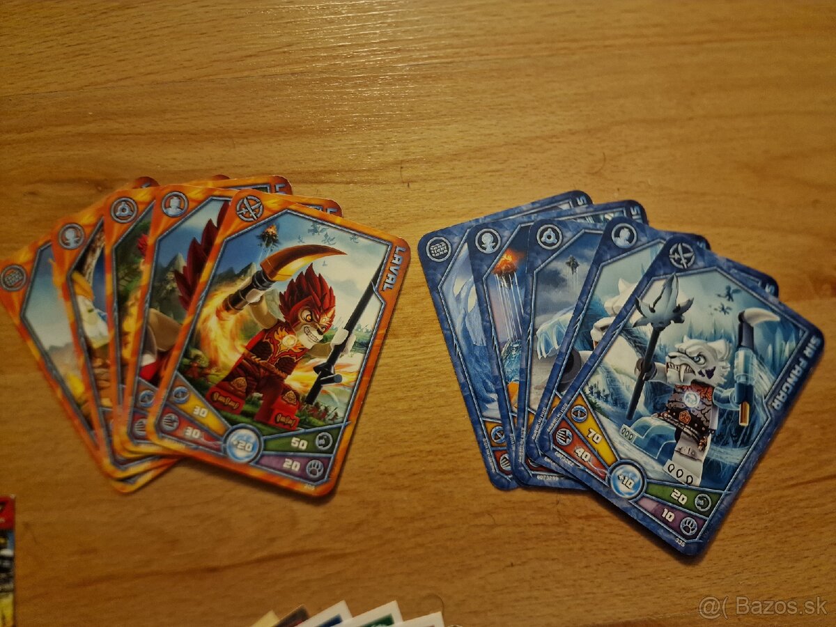 Lego Ninjago a Lego Chima kartičky - 2