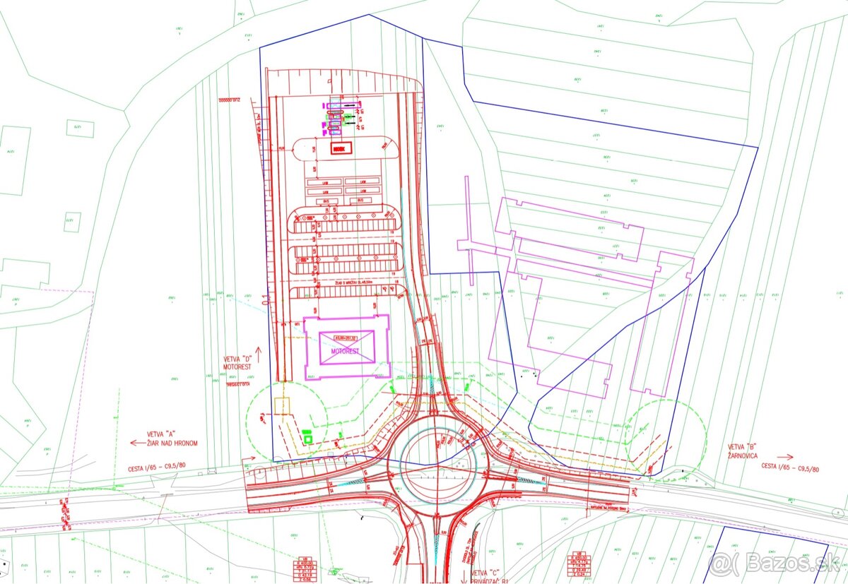 Pozemky pri dialnici Žiar nad Hronom-Nitra 20000m2 - 2