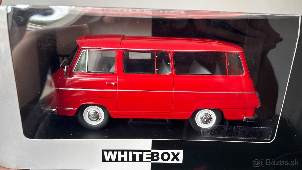 ŠKODA 1203 ČERVENÁ 1/24 WHITEBOX - 2