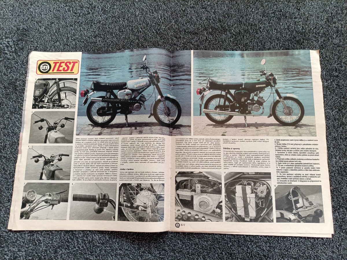 Simson S51 dobový test - 2