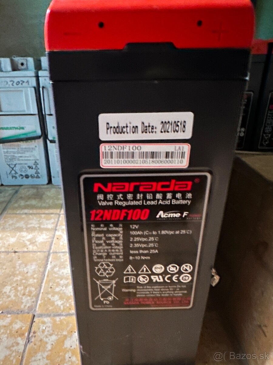 Narada 12NDF100 – 12V 100Ah batéria - 2