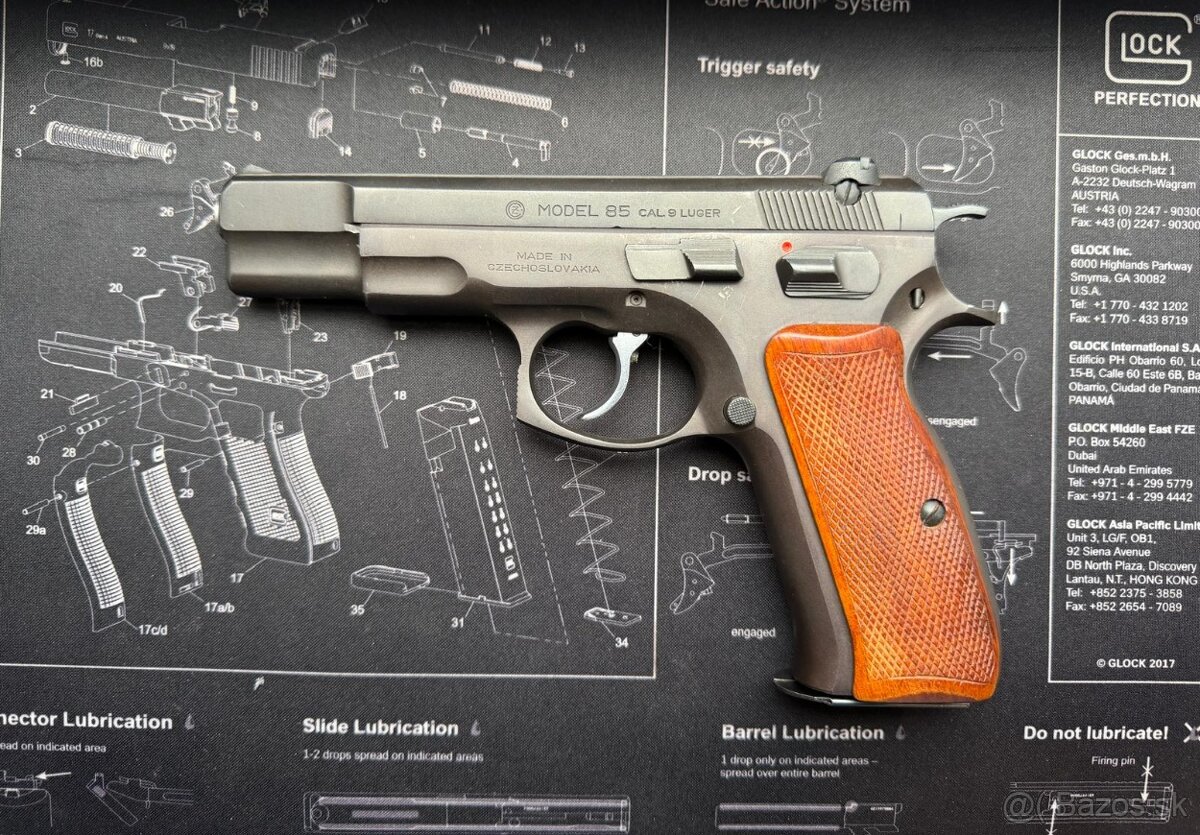 Predám ČZ 85 9mm Luger - 2