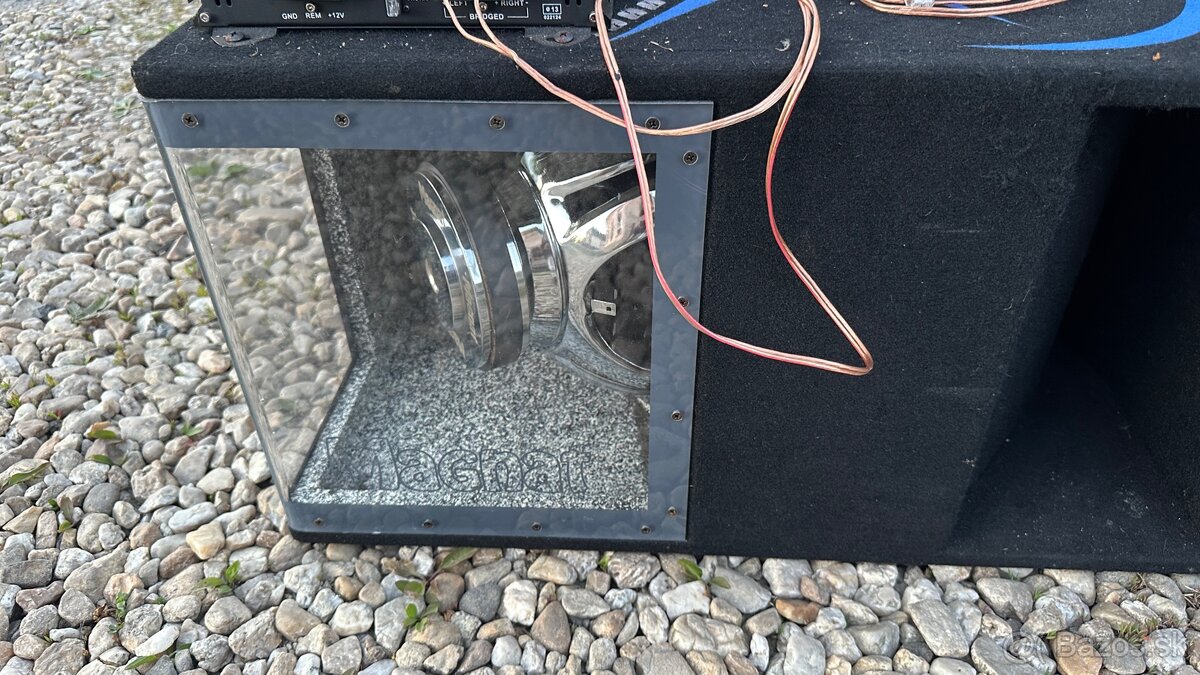 Predám subwoofer aj zo zosilovacom - 2