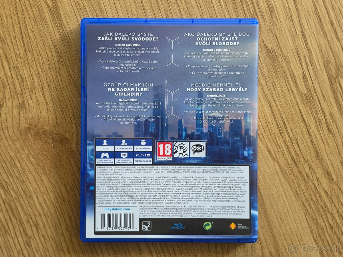 Hra PS4 - Detroit Become Human CZ - 2