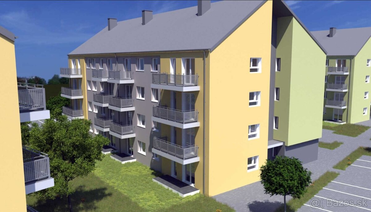 Predaj 3i byt s balkónom - Rajkapark IV Budova D - 2