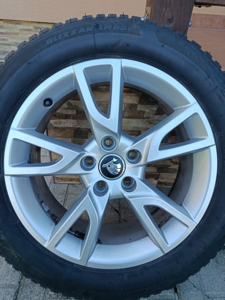 Predám hliníkové disky + zimné pneumatiky Bridgestone - 2