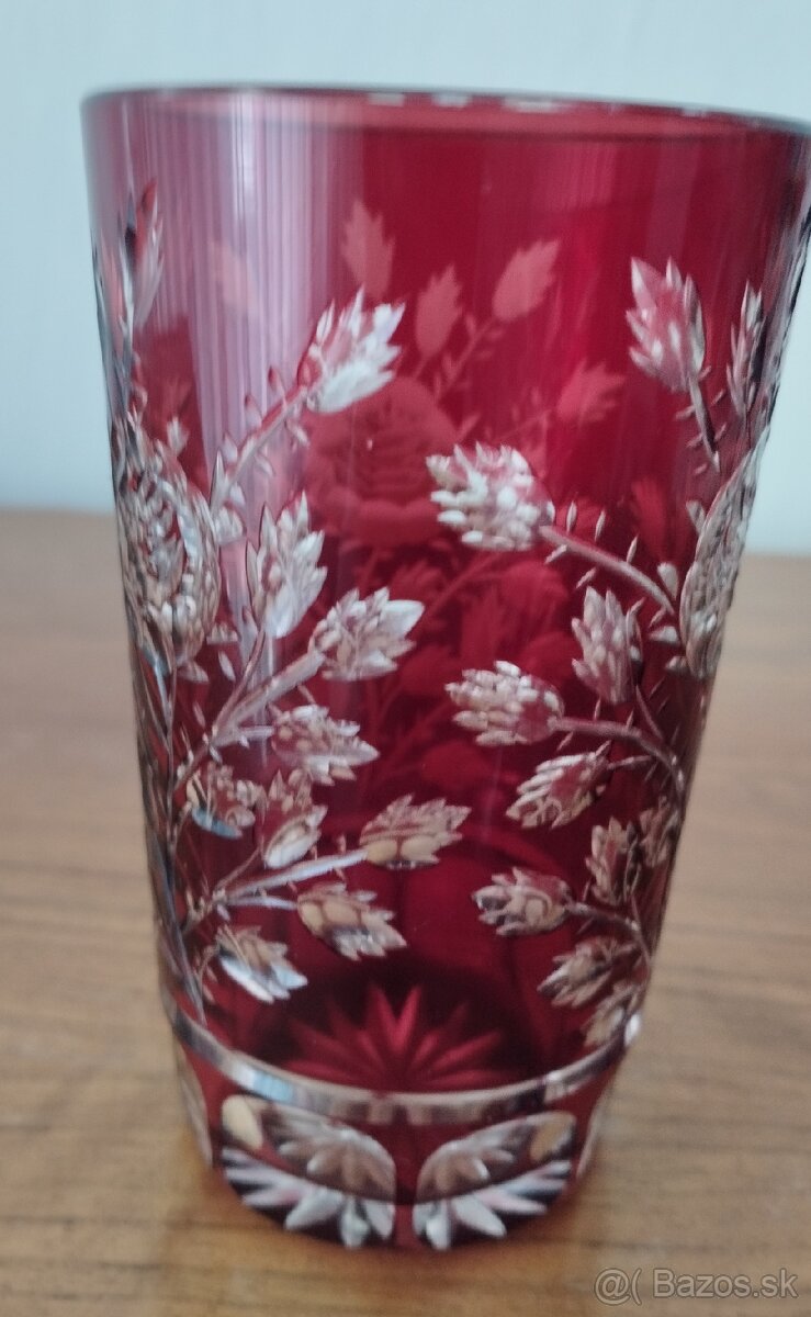 Starožitný sklenený pohár - 2