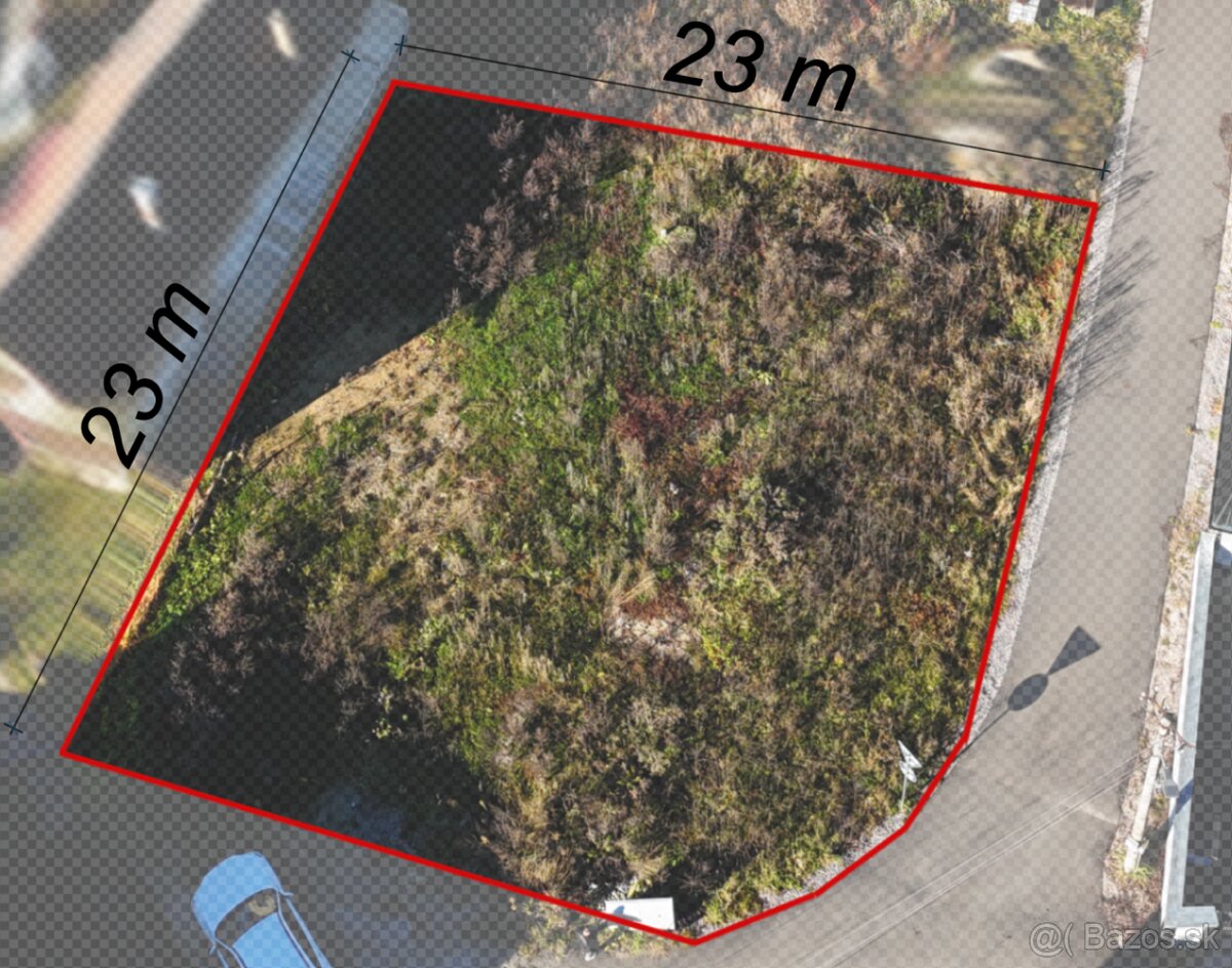 Lukratívny stavebný pozemok Žilina - Trnové, 638 m² - 2