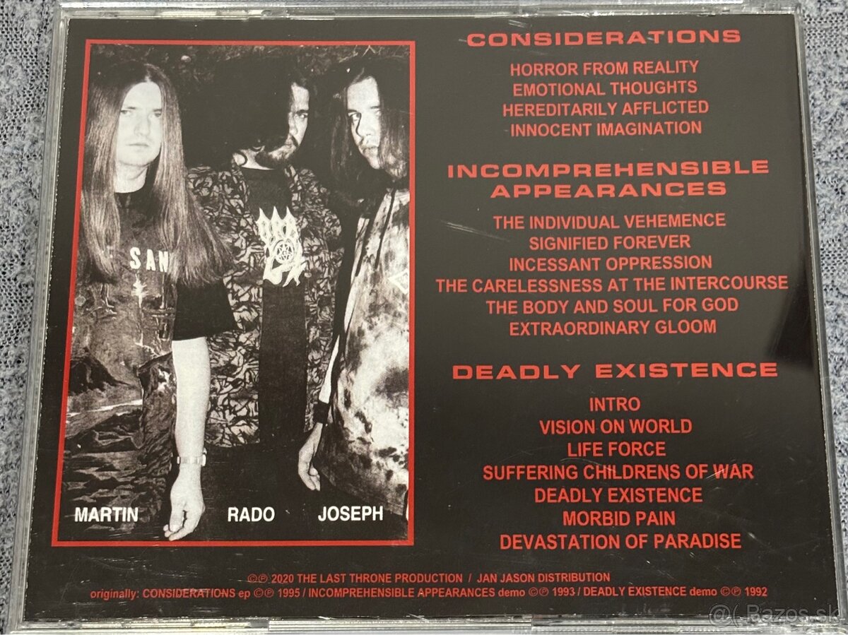 INSEPULTUS “Considerations” 2CD - 2