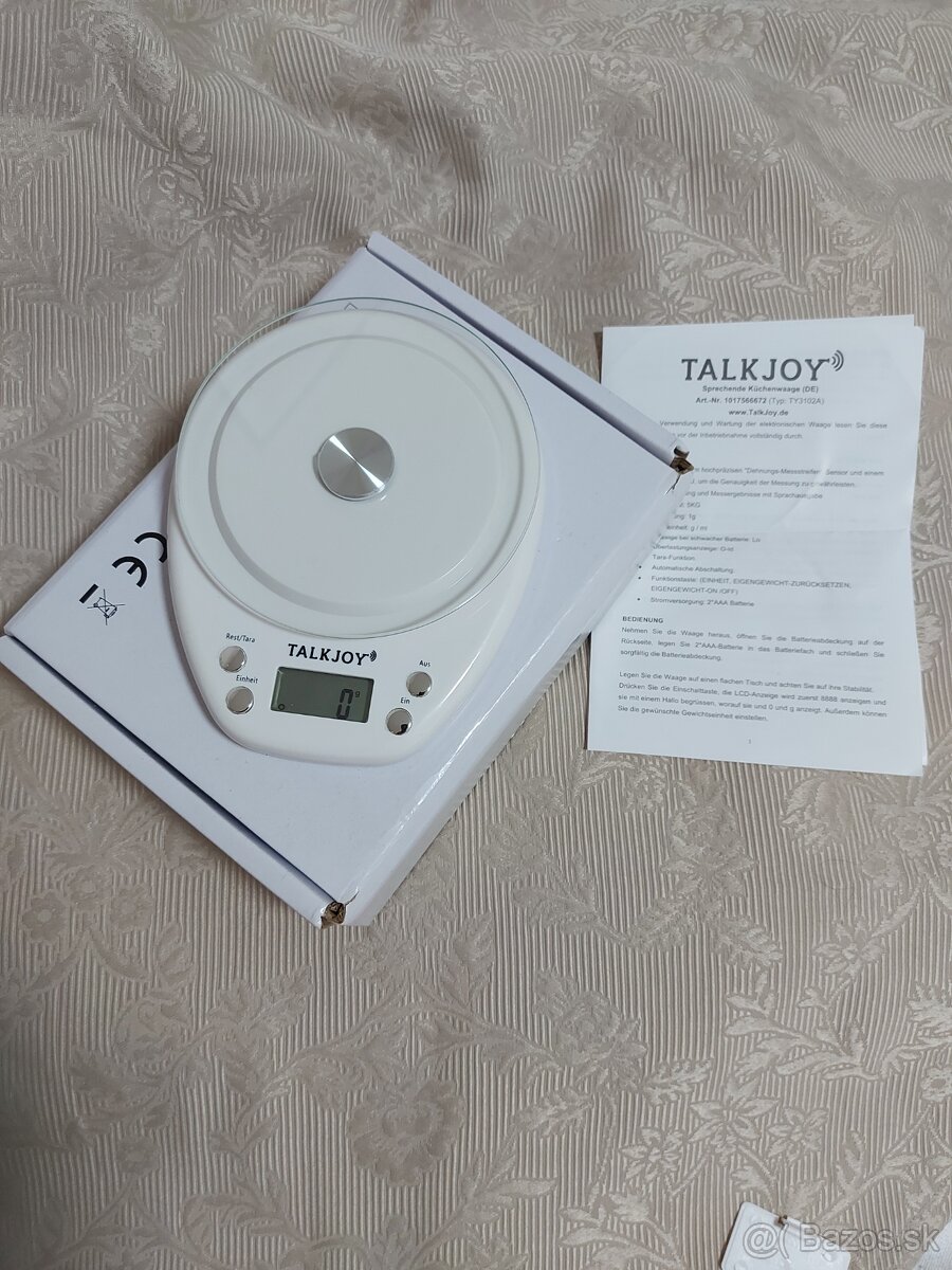 Hovoriaca kuchynská váha - 2