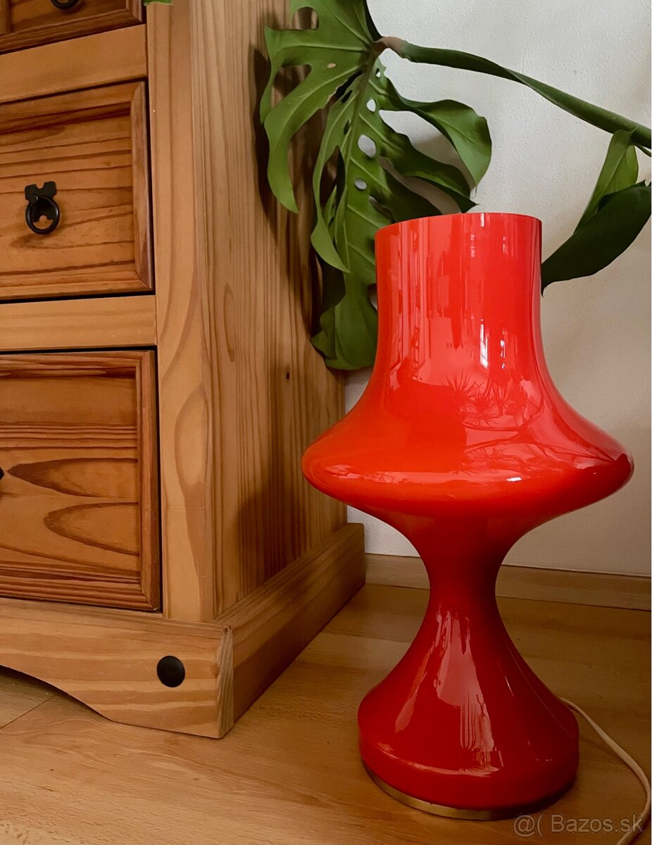 Retro červená lampa Štěpán Tabery - 2