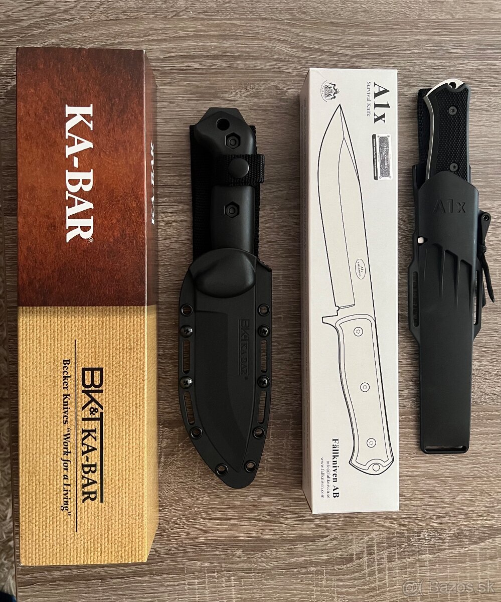 FALLKNIVEN A1X, KA-BAR Becker BK2 - 2