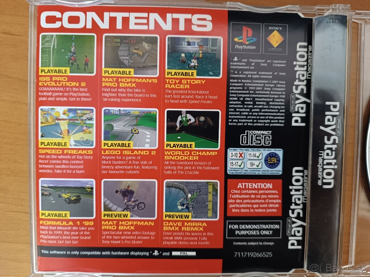 DEMO Disk na Playstation 1 - 2