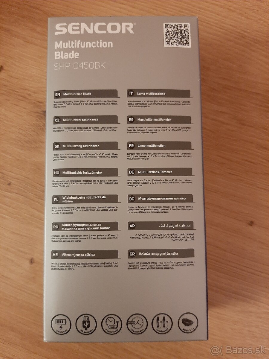 Multifunkčný zastrihávač Sencor SHP 0450BK - 2