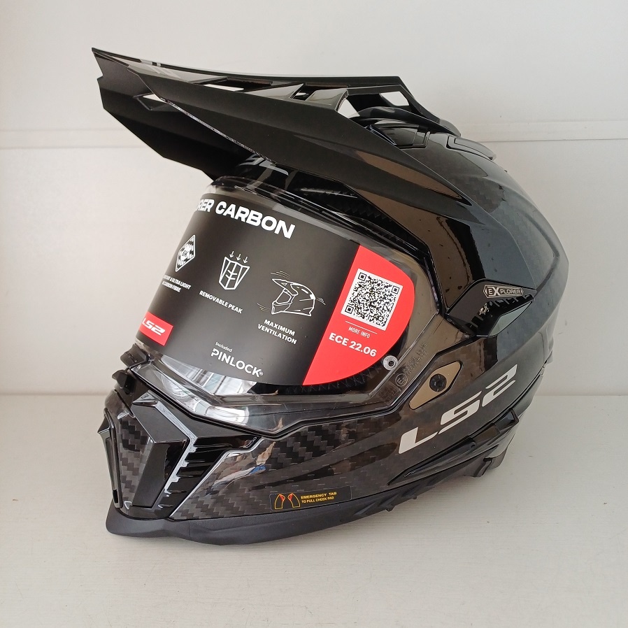 Enduro přilba LS2 Explorer Carbon Glos - 2