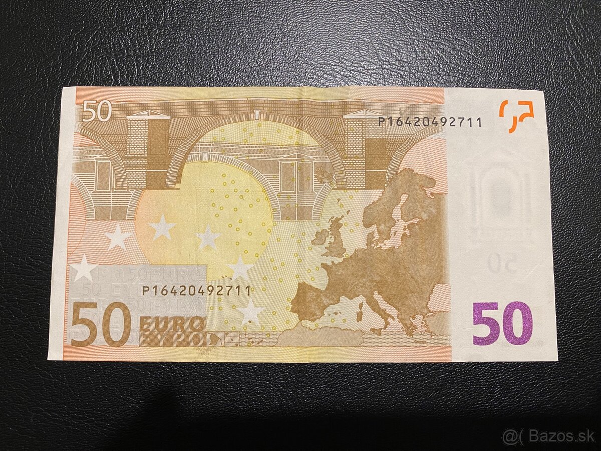 50€ bankovka - starý dizajn - 2