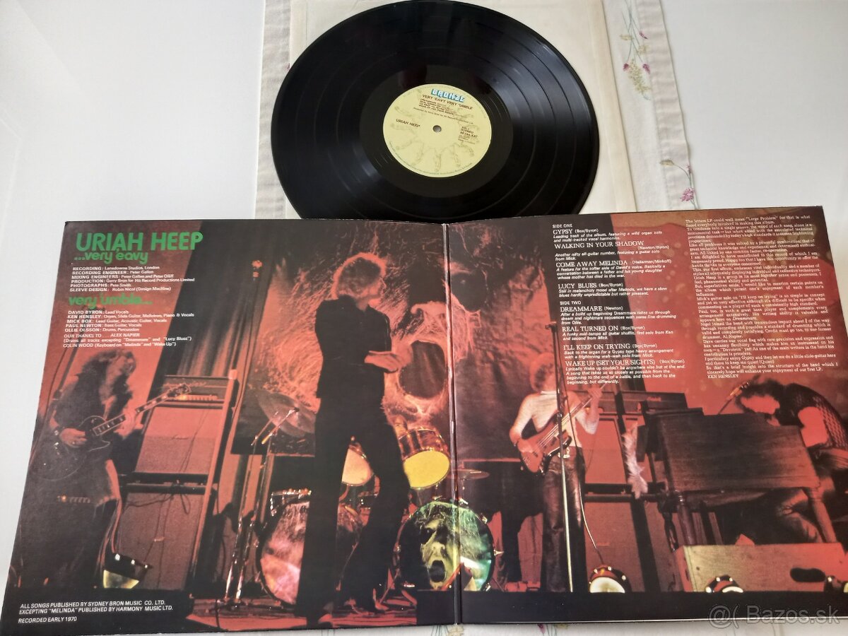 URIAH HEEP „ Very Eavy Very Umble“ /Bronze 1970/rozkl obal - 2