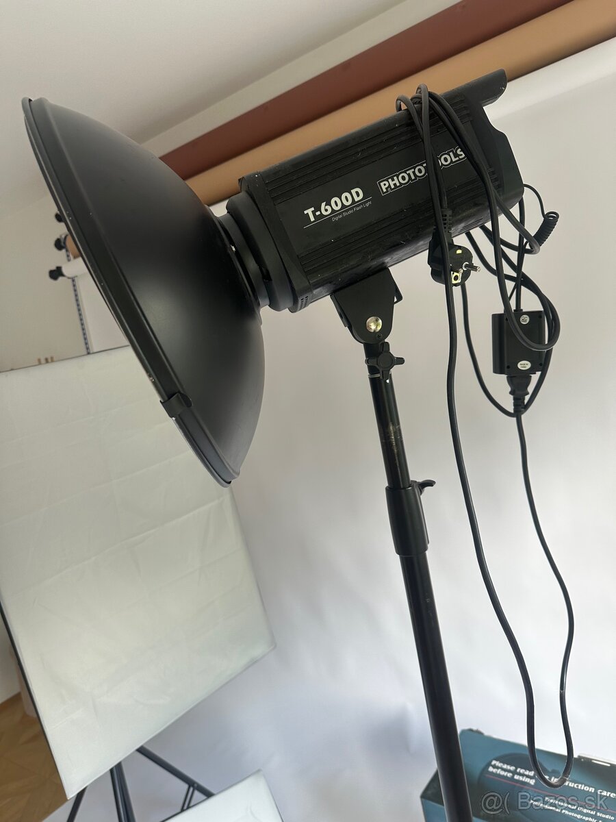 Set Štúdiových svietil Phototools T600D + príslušenstvo - 2