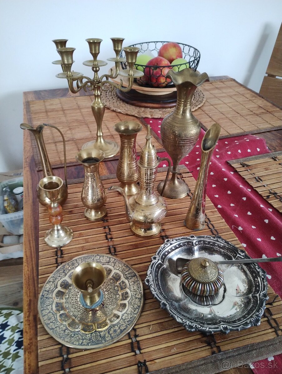 Predám Indické mosadzné karafy - 2