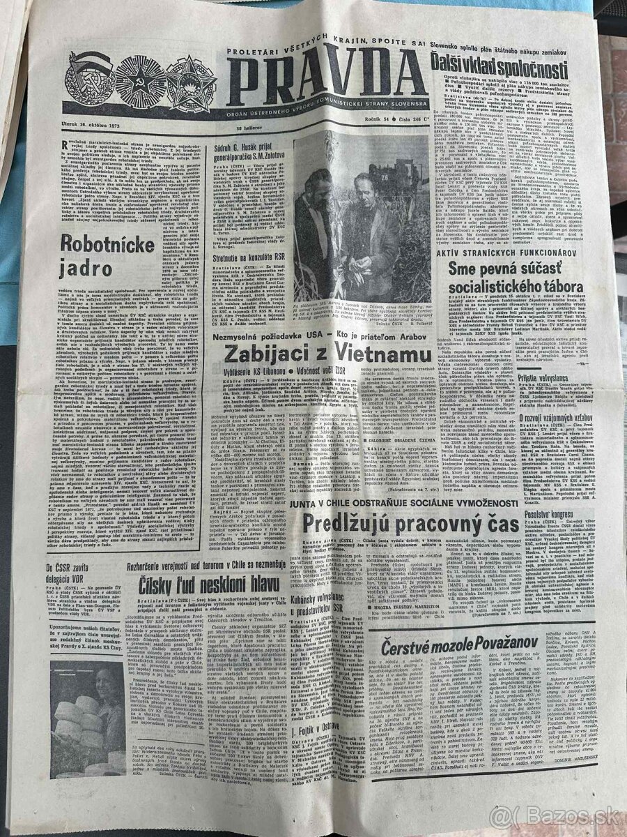 Staré noviny Pravda, rolnicke druzstvo, nedelna pravda - 2
