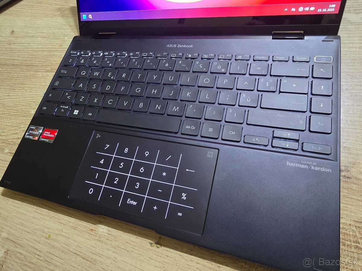 Dotykovy ASUS Zenbook 14 FLIP OLED s Ryzen 9 procesorom mode - 2