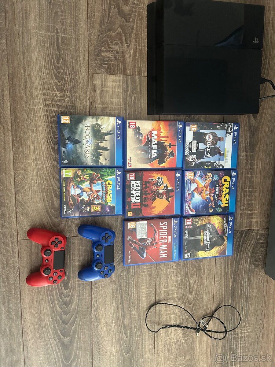 Predám ps4 slim 2TB 100% fukcna + 2 ovládače. Vid foto - 2