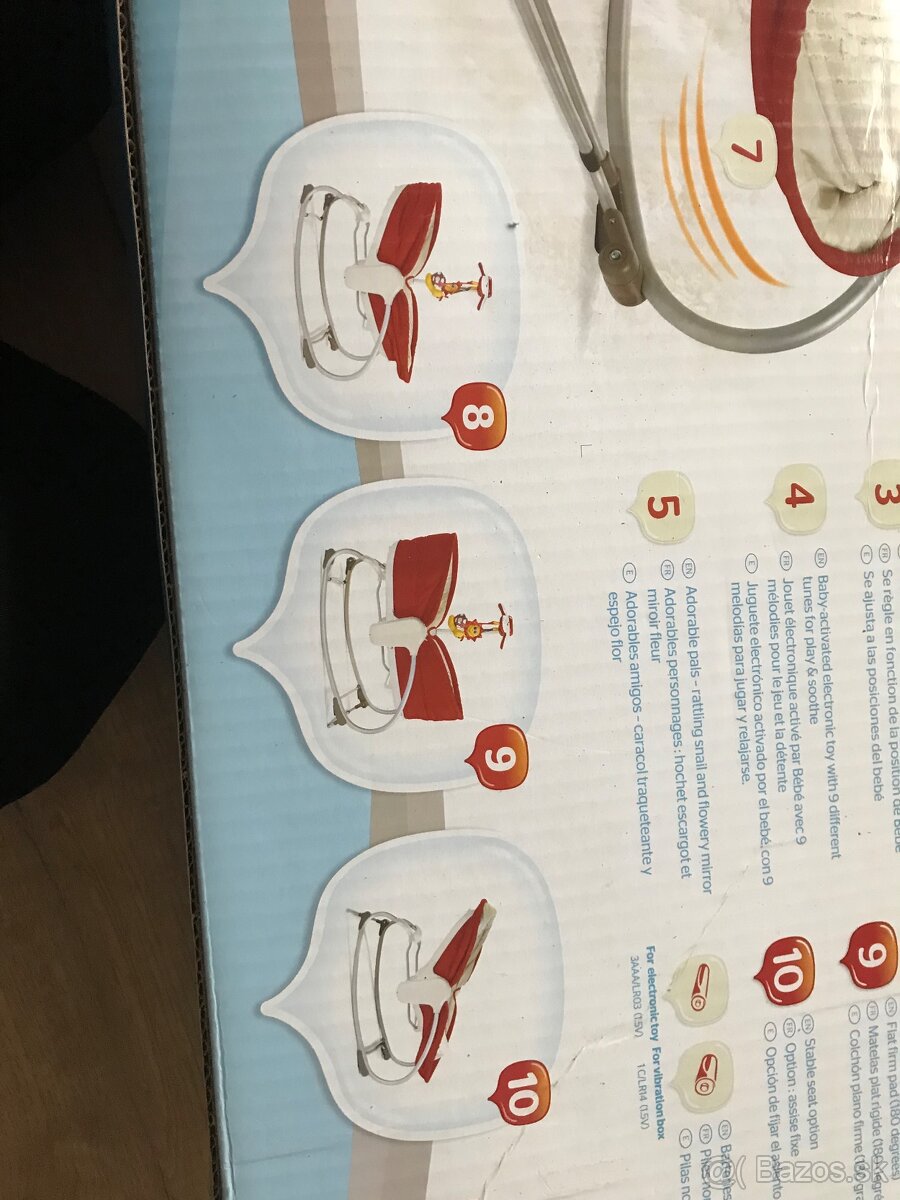 Vibračné hojdacie kreslo - 2