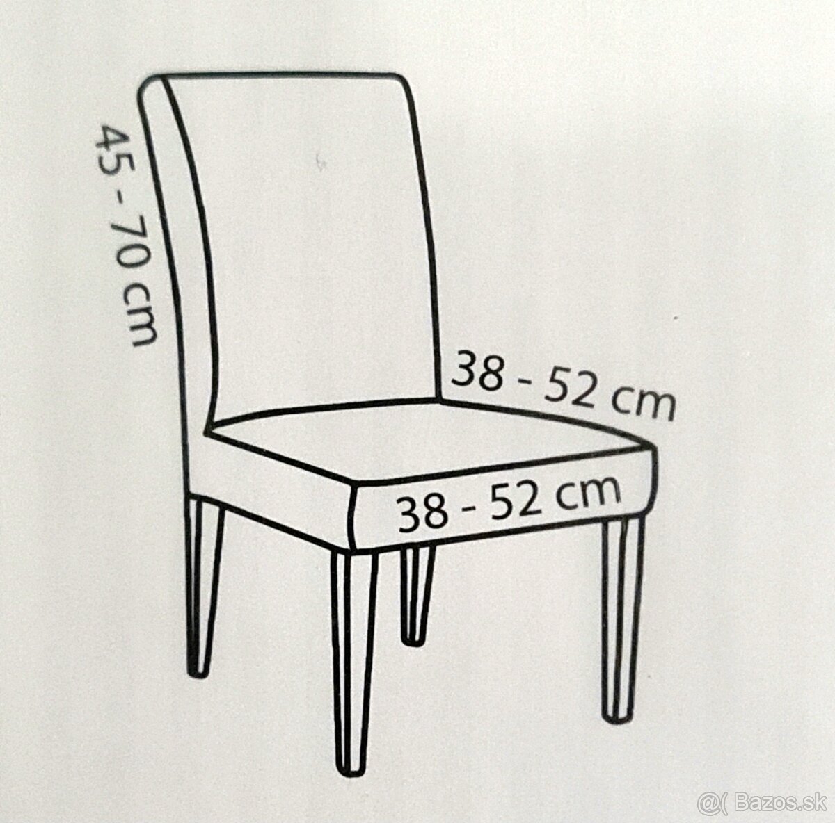Poťahy / návleky na stoličky - 2