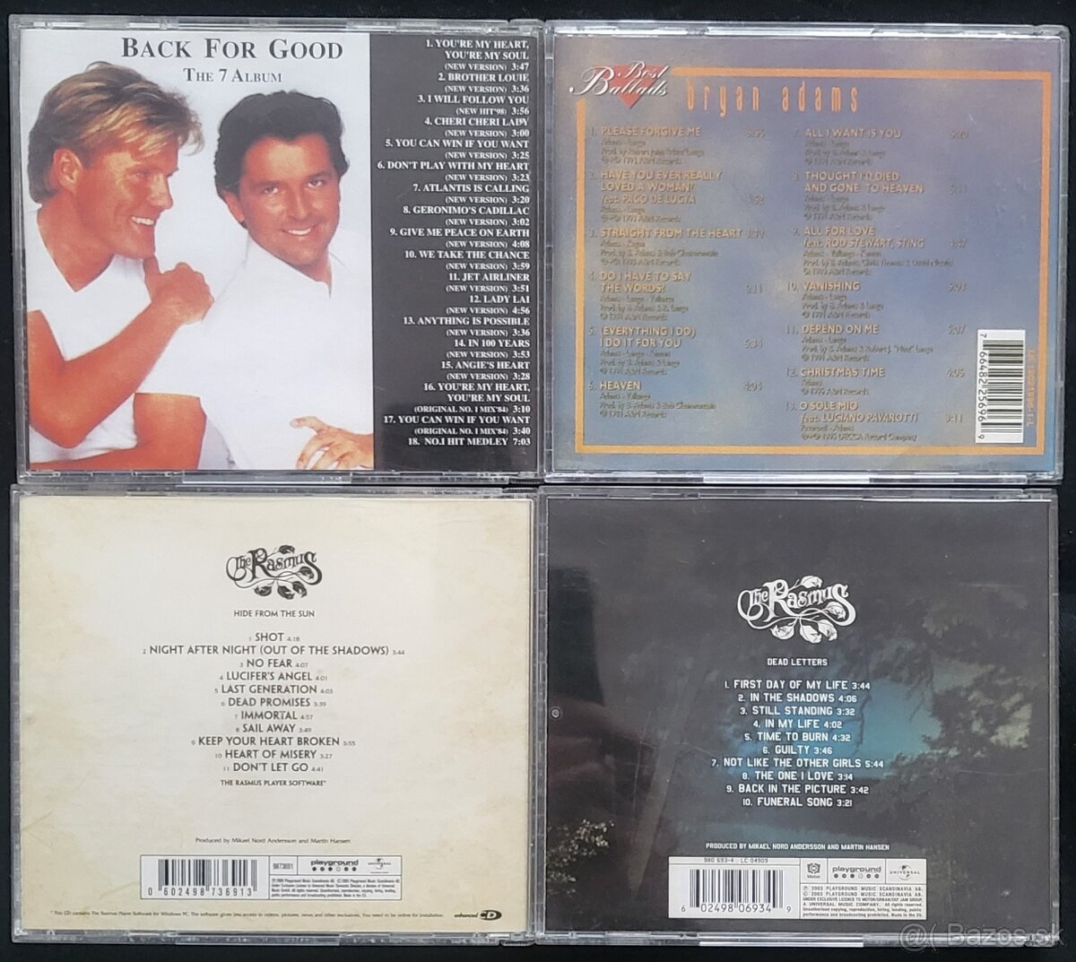 M.Talking,B.Adams,2xThe Rasmus - 2