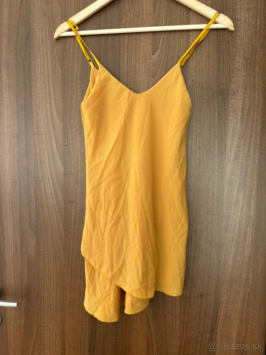Letné šaty - žlté - 2