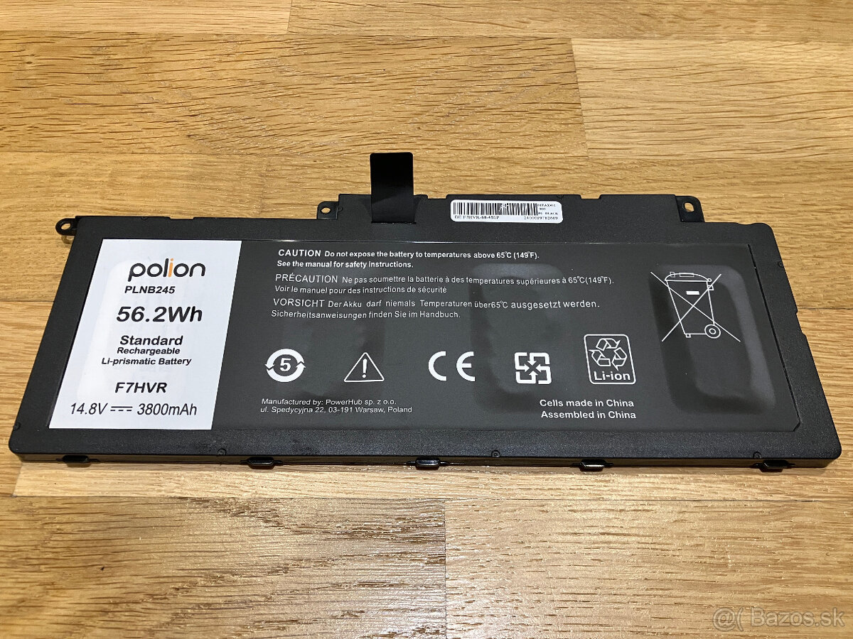 Nová batéria F7HVR pre DELL Inspiron - 2