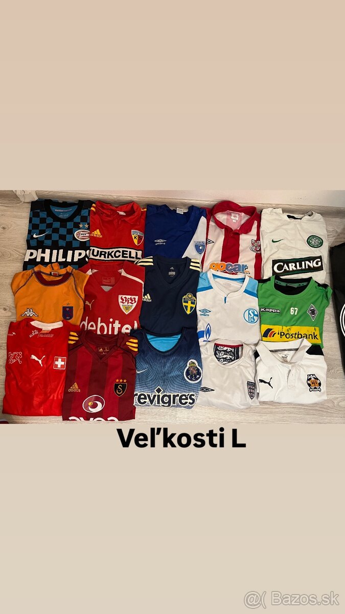 Futbalové dresy S, M, L, XL - 2