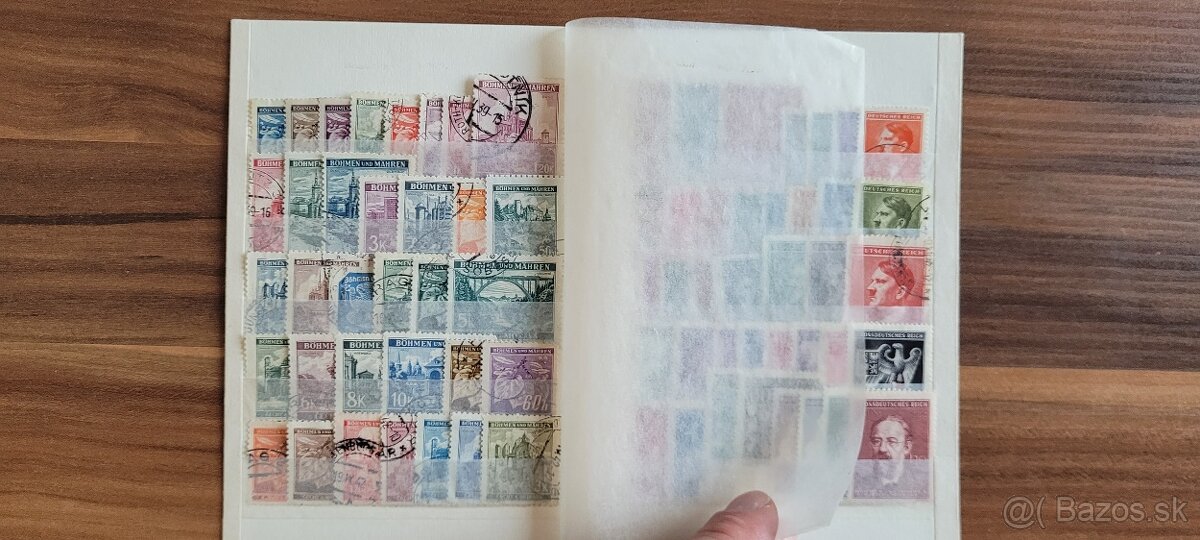 Protektorát Čechy a Morava vo výmennom albume - 2