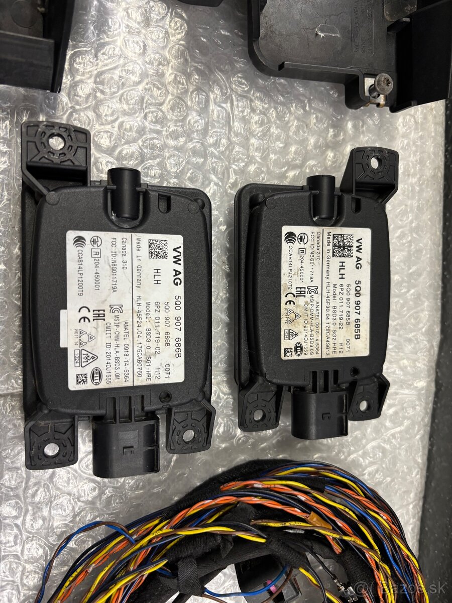 skoda superb 3 side assyst mrtve uhli set - 2