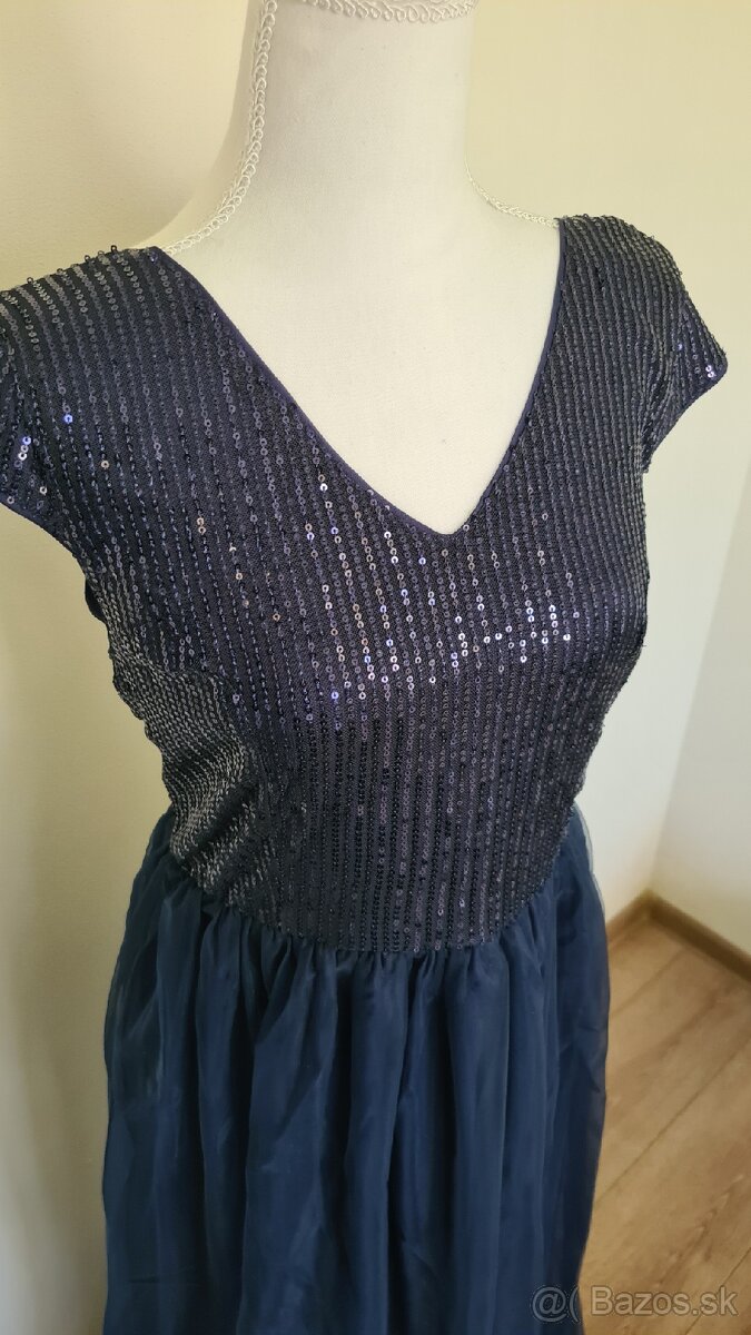 Tmavomodré šaty L/XL - 2