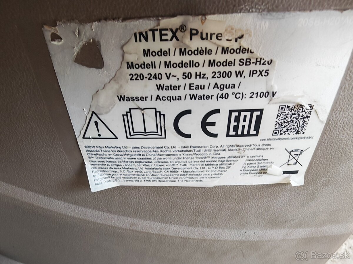 intex riadiaca jednotka virivky - 2