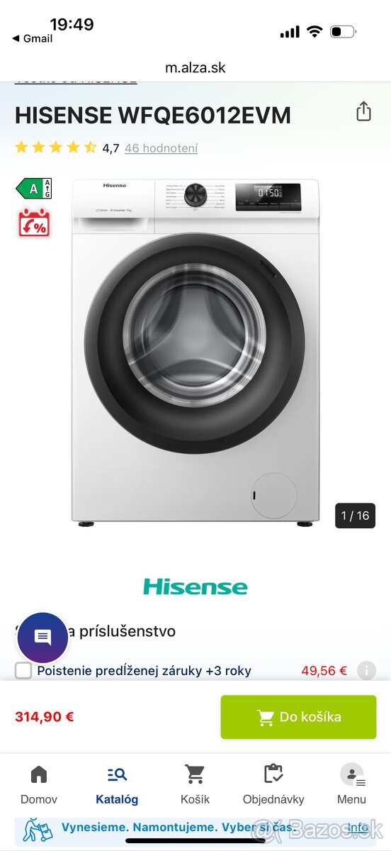 Práčka Hisense - 2