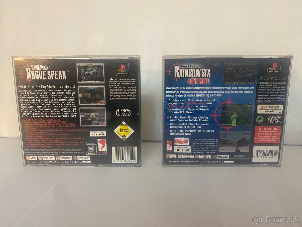 PlayStation 1 – Rainbow Six SET (PAL) PS1 hry - 2